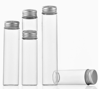 Flacons en verre transparents à sertir, vides, pour cosmétiques et poudres lyophilisées