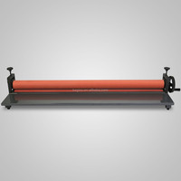 LBS1300 Vente en gros Machine à plastifier manuelle de bureau LBS1300 de 1300 mm, plastifieuse à froid pour textiles, emballage de colis