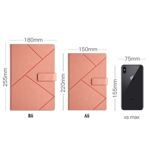 <span class=keywords><strong>A5</strong></span> cổ điển Buff da ràng buộc xoắn ốc Tạp Chí máy tính xách tay dập nổi với vành đai từ tính - Product Image 3