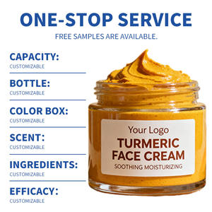 Crème Visage Nettoyante en Profondeur Éclaircissante Contrôle du Sébum Crème à la Vitamine C et au Curcuma pour Peaux Mixtes Corps - Product Image 2