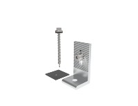 Kits de supports de montage solaire en aluminium en forme de L, accessoires de toiture solaire pour toiture métallique industrielle, système de montage photovoltaïque pour abri solaire