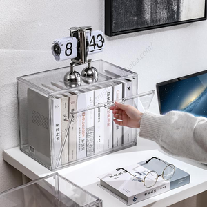 Caja Magnética Transparente de Alta Calidad al por Mayor, Organizador de Libros, Bolsos y Zapatos, Estuche de Plástico para Exhibición de Juguetes, Contenedor de Almacenamiento - Product Image 1