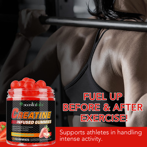 Acentiallabs Muscle Build Creatine Monohydrate, Gomitas de <span class=keywords><strong>Creatina</strong></span> con Certificación GMP, Suplemento Energético para Entrenamiento - Product Image 3