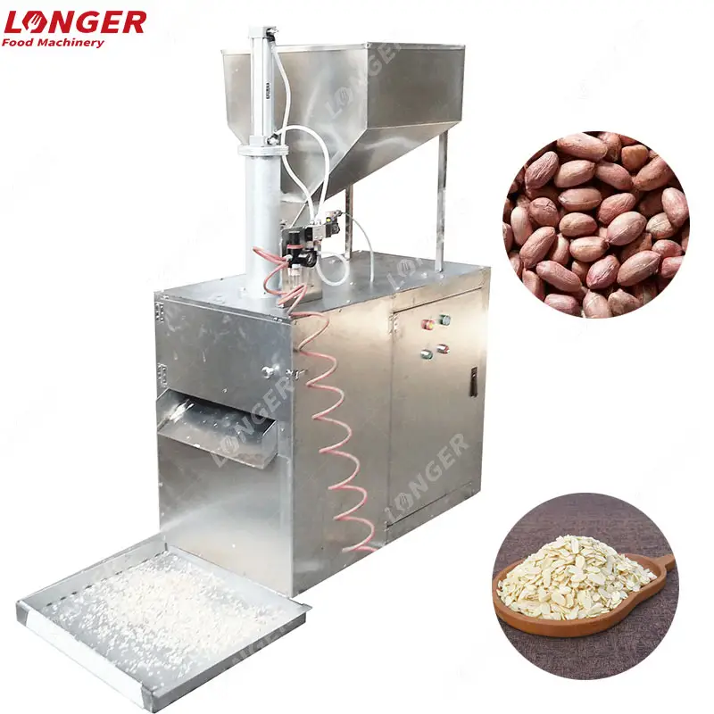 New Automatic Walnut Pistachio Mincing Groundnut Kernel Cutter Chestnut Slicer Cashew Nut Cutting Almonds Peanut Slicing Machine