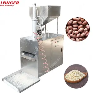 New Automatic Walnut Pistachio Mincing Groundnut Kernel Cutter Chestnut Slicer Cashew Nut Cutting Almonds Peanut Slicing Machine