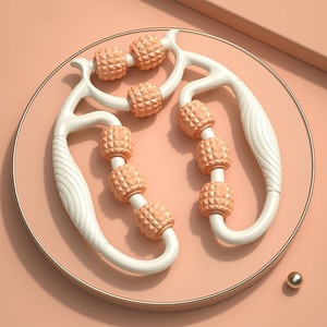Venta al por mayor multifunción EVA Yoga ejercicio músculo masaje relajación rodillo anticelulitis anillo Clip pierna rodillo - Product Image 4