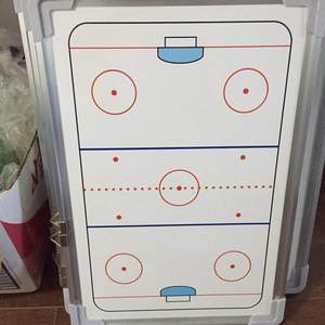 Mapa de entrenador de tablero táctico de baloncesto magnético de gran tamaño con soporte para marcador - Product Image 2