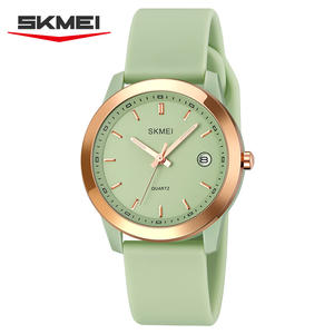 SKMEI2319女の子のためのトレンディな新しいファッションシリコン手首カスタムロゴ3atm防水クォーツ時計 - Product Image 1