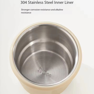 Tazza da <span class=keywords><strong>Caffè</strong></span> in Acciaio Inox 304 con Design Gatto Carino, Bicchiere con Cannuccia e Coperchio Personalizzabile - Product Image 4