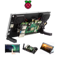 7 pouces Raspberry Pi 1024X600 H-D IPS écran tactile LCD Mini PC moniteur Portable pour Raspberry Pi 3B +/4B/5B/zéro avec support