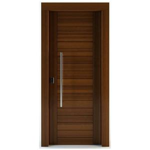 Puerta Interior de Madera Maciza para Dormitorio, Diseño de Puerta de Madera Wenge - Product Image 2