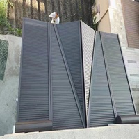Persianas Retráctiles de Aleación de Aluminio para Exteriores, Enrollables, para Techo de Patio