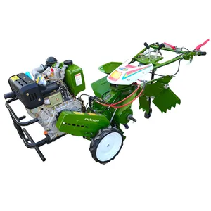 Máquina cultivadora de mini-leme com preço de fábrica na China, mini-leme elétrico a diesel para fazenda agrícola com plantador de milho para venda