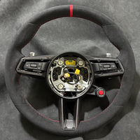 Volante Completo con Marca Roja en el Centro para Porsche 911 992 991 GT2 GT3 GT4 Cayenne Panamera Macan Taycan, Listo para Usar