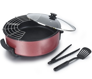 Venta al por mayor de alta calidad Venta caliente GS CE ROHS CB certificado ronda eléctrico profunda <span class=keywords><strong>pizza</strong></span> pan - Product Image 1