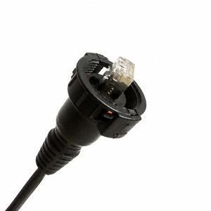 Câble Ethernet Pigtail Étanche Marin M12 vers RJ45, Cordon Réseau à Montage sur Panneau pour Réseau Marin Garmin - Product Image 5