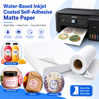 Kendinden Yapışkanlı Etiket Kağıdı Toptan Mat Mürekkep Püskürtmeli Rulo Tedarik Ürün Etiketleme Etiket Kağıdı Hızlı Kuruyan Mürekkep Püskürtmeli Kaplamalı Kağıt