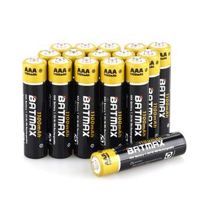 AA用充電式バッテリー1.2V 1100mAh BATMAX交換用バッテリー懐中電灯おもちゃ時計<span class=keywords><strong>MP3</strong></span>プレーヤー交換用Ni-Mhバッテリー - Product Image 1