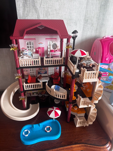 Sản Xuất Bán Buôn Đồ Chơi Nhựa Biệt Thự Đồ Chơi Set Búp Bê Nhà Cho Cô Gái - Product Image 5