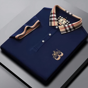 Polo Casual para Hombre 2026, Moderno, Sencillo, de Algodón Puro, Transpirable, Antipilling, Versátil - Product Image 6