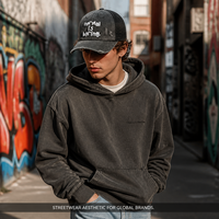 Gorras deportivas unisex de malla estilo streetwear con letras bordadas en relieve, de sarga de algodón lavada vintage, desgastadas, al por mayor, con cierre snapback