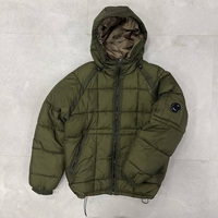 Manteau matelassé de luxe personnalisé pour homme 2025, style vintage, 90 % duvet, fermeture éclair, décontracté, pour l'extérieur, chaud, hiver, OEM ODM, veste en duvet zippée