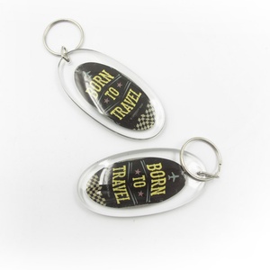 Keyring Factory Wholesale Mini Blank Car <b>Key</b> <b>Chain</b> Custom logo Digital Photo Keychain - Product Image 4