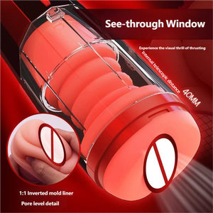 TT FOREST Automatisches Masturbationsgerät für Männer, Teleskopischer Masturbator, Vibrator, Sexspielzeug mit Sprachfunktion, Erwachsenenprodukt - Product Image 5