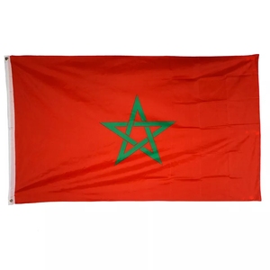 Drapeau <span class=keywords><strong>marocain</strong></span>, Maroc, impression polyester 3x5 pieds, drapeau national <span class=keywords><strong>marocain</strong></span> 90x150cm, drapeau du Maroc, stock pas cher, 3 pieds x 5 pieds, polyester - Product Image 1