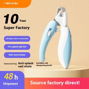 Aiwo-Juego de cortaúñas eléctrico LED para mascotas, amoladora de uñas de plástico alimentada por batería para perros y gatos, suministros eléctricos a prueba de explosiones para mascotas - Product Image 5