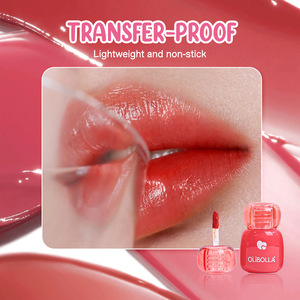 MLM custom Waterproof Non Transfer <b>Lip</b> Glaze 6 Shades Hydrating Shiny Fine Glitter Vegan <b>Lip</b> Gloss For Women vegan <b>lip</b> gloss - Product Image 1