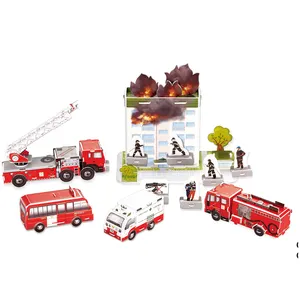 Горячая распродажа, детский подарок на день рождения, 3D пазл, пожарная машина, материал, Детская развивающая игрушка, пожарная машина, 3D пазл