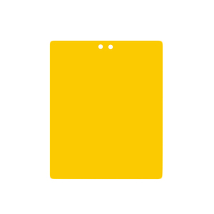 Piège à mouches des fruits imperméable avec adhésif double face jaune/bleu pour thrips/pucerons/mouches blanches, autocollant de 0,23 mm d'épaisseur - Product Image 1