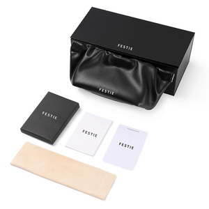 <span class=keywords><strong>Étui</strong></span> rigide en fer pour <span class=keywords><strong>lunettes</strong></span> de soleil de luxe de qualité supérieure avec logo en relief pour <span class=keywords><strong>lunettes</strong></span> Pu pour hommes - Product Image 2
