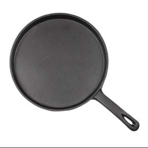 Capa de sartén antiadherente de hierro fundido-Cake Pancake Crepe Maker Flat Pan Plancha Desayuno Tortilla Sartenes para hornear - Product Image 5