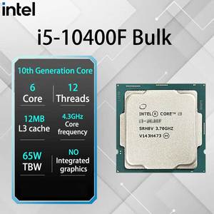 ซีพียู Intel Core i3 i5 รุ่นที่ 10 ซีรีส์ 10400 10400F 10105F 10105 10600KF แบบ Bulk / Tray สำหรับคอมพิวเตอร์เดสก์ท็อป Intel รุ่นที่ 10 - Product Image 2