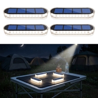 Lampes solaires LED pour marches, étanches IP68, qualité OEM, allumage/extinction automatique, pour extérieur, terrasse, allée, porte, garage
