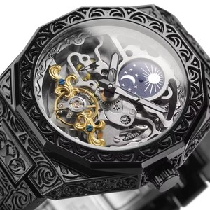 MECHANICAL SPORT <b>WATCH</b> 2025 for New Men's Automatic Shanghai Movement Stainless Steel 24mm Band Pointer Dial Wristwatch - Product Image 2