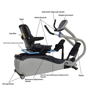 Alat Rehabilitasi Kebugaran Medis Sepeda Putar Dalam Ruangan Alat Latihan Horizontal Cross Trainer - Product Image 4