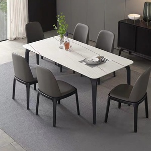 Mesas de comedor para cocina, juego de madera con sillas modernas, 12 asientos, de granito importado chino - Product Image 1