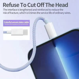 Người bán hàng tốt nhất PD 3A 20W 60W loại C để Loại C Cáp USBC cáp cho điện thoại di động Phụ Kiện Loại C điện thoại di động sạc Adapter Cáp - Product Image 6