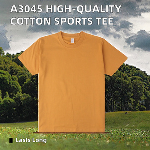 Men's High Quality Cotton Sports T-Shirt Plain Color <b>Extra</b> <b>Large</b> Solid 200 Grams Woven Fabric Blank Design - Product Image 2