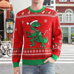 Men's Acrylic Anti-Wrinkle Anti-shrink Autumn Pullover <b>Sweater</b> Zipper Closure Front Logo Embossed Cable Knit <b>Turtle</b> <b>Neck</b> - Product Image 3