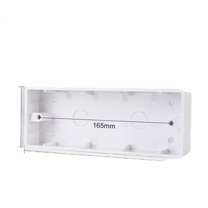 Caja de montaje en pared blanca universal para interruptor de pared y caja de plástico Caja trasera de enchufe Caja de salida - Product Image 3