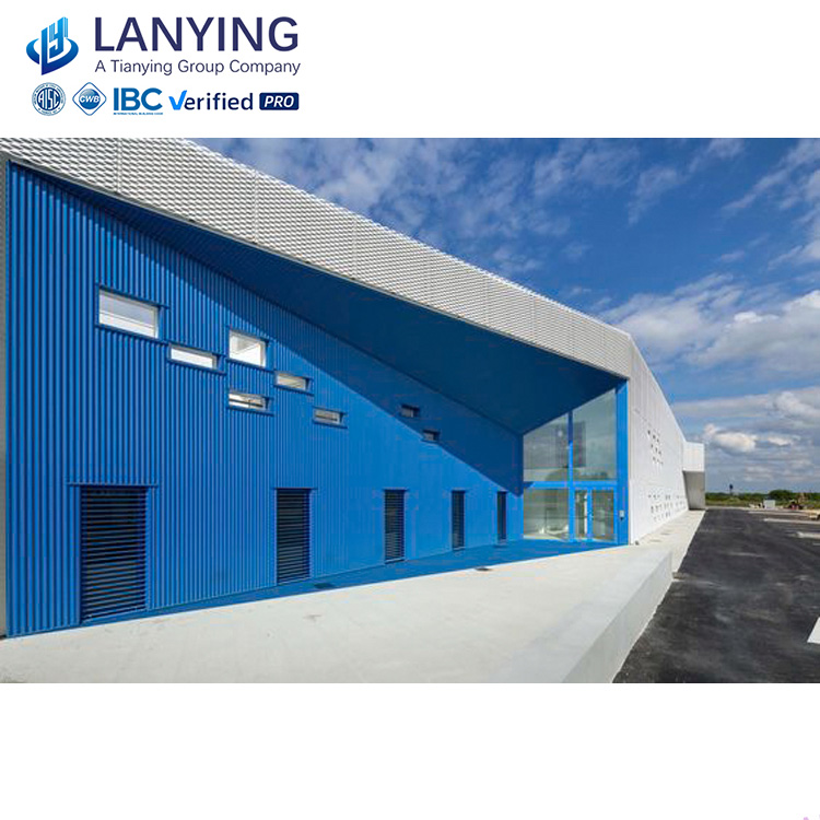 Polyurethane Sandwich Panel Cladding Prefabricated Metal Frame Storage Shed Warehouse Steel Structure Building Workshop Mall