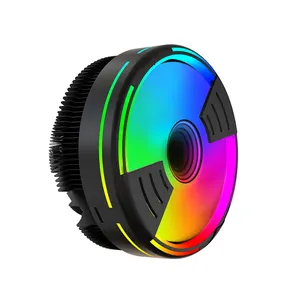 Lovingcool โรงงานมาใหม่ OEM ODM 90 มม.สีดํา CPU หม้อน้ําสําหรับเล่นเกม PC RGB CPU พัดลมระบายความร้อนสําหรับโปรเซสเซอร์