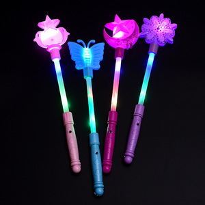 Hot Bán Led Magic Fairy <span class=keywords><strong>Wand</strong></span> và nhấp nháy bướm vương miện Stick Đảng trang trí - Product Image 6