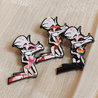 Épinglette en métal plaqué personnalisée avec un design de dessin animé mignon, épinglette en émail dur personnalisée avec impression sur écran
