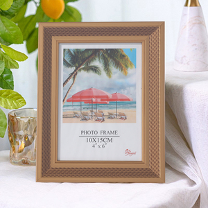 Tùy chỉnh hiện đại 20*25cm Hình Vuông khung nhựa và kim loại sơn trang trí khung - Product Image 2