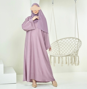 SIPO Eid Al-fitr Musulman Abaya Perempuan Jubah Moden Fesyen Terkini 2022 Cầu Nguyện Trang Nhã Muslne Màu Đen Vestidos <span class=keywords><strong>Khimar</strong></span> - Product Image 5